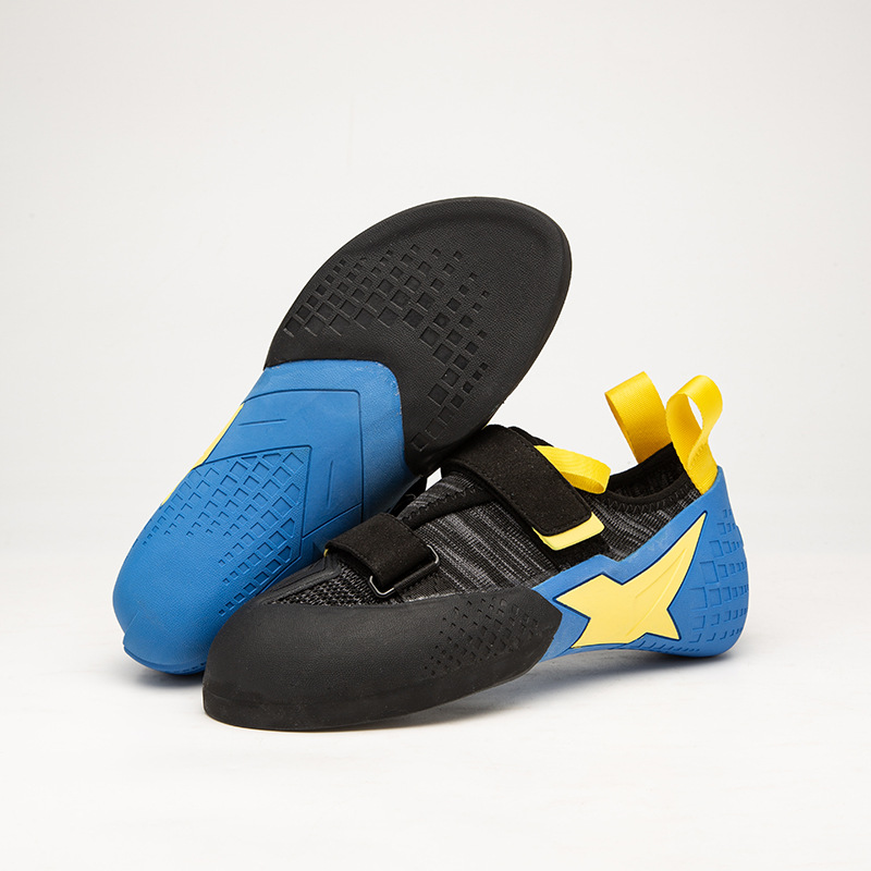 Factory Direct Sales New Four-Season Camouflage Rock Climbing Shoes for Teenagers and Men Indoor Bouldering Professional Entry-Level Sports Shoes