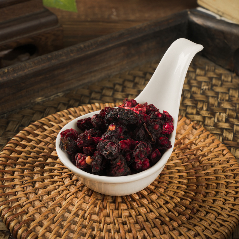 Manufacturer Wholesale Sulfur-Free Smoked Large Capsules of Schisandra Chinensis in Bulk 500g New Stock Chinese Medicinal Materials Origin Supply Supports Dropshipping