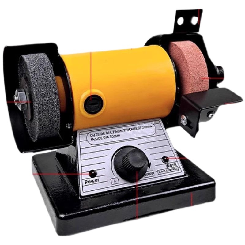 Multifunctional Desktop Double-Head Grinder Engraving Machine Mini Table Grinder Polishing Machine Jade Machine Small Machine