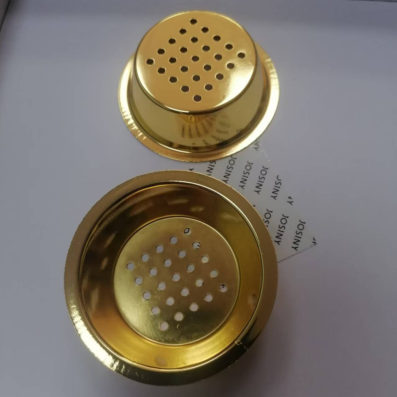 New wrought iron crafts incense cup accessories hollow metal incense cup accessories home hollow crafts