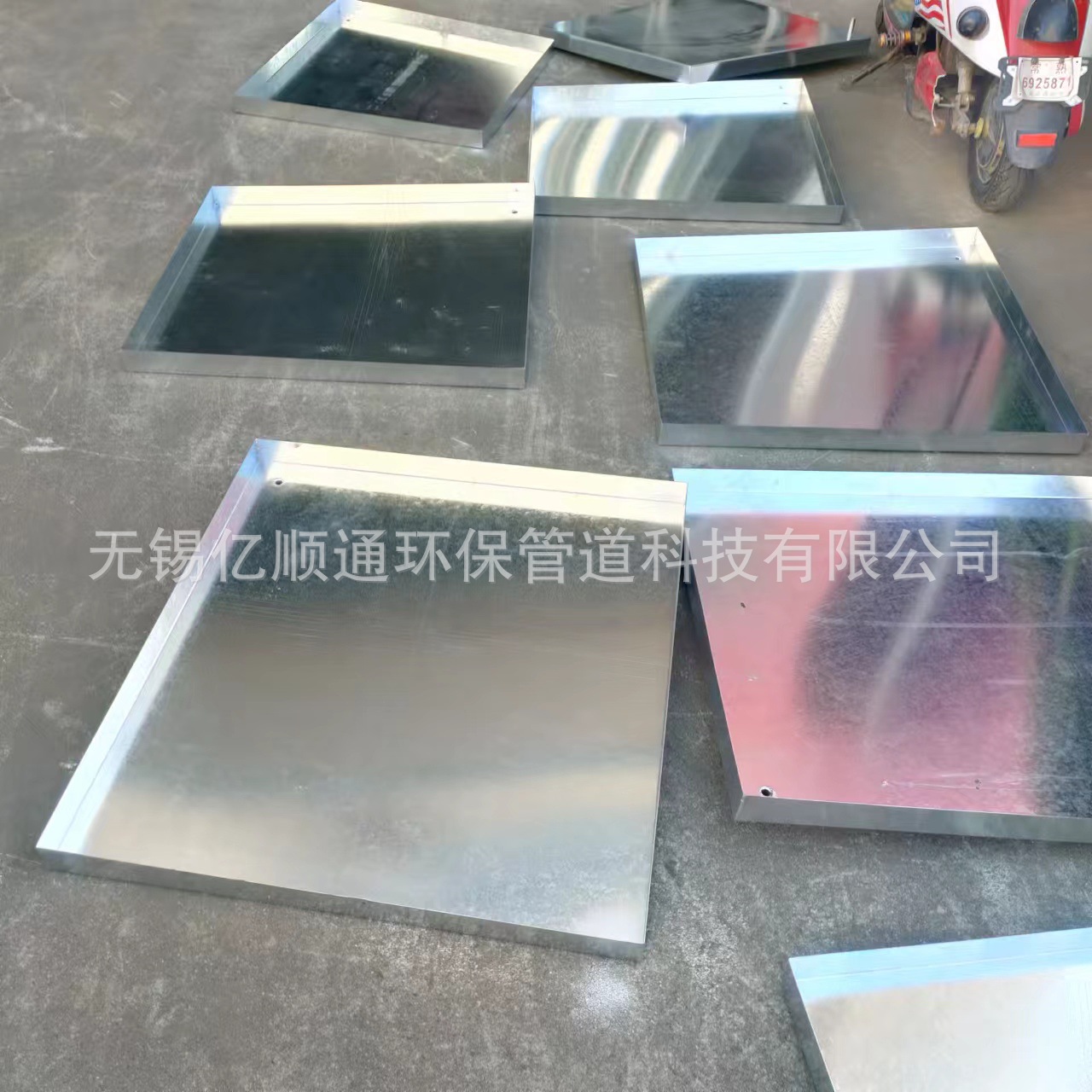 Wuxi factory galvanized oil tray stainless steel sink Q235 carbon steel oil tray waste oil plate 304 tableware plate