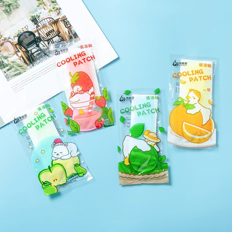 Vesley summer cooling price reduction ice cooling stickers cartoon student military training summer heat-proof cooling ice cooling stickers cooling stickers