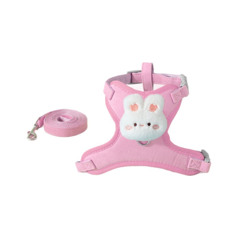 Cat Traction Rope Anti-break Out Special Cat Traction Vest-style Chest Strap Small Dog Dog Anti-running Walking Rope