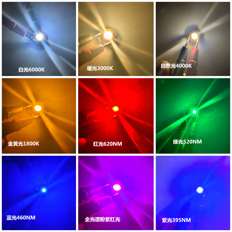 1W3W5V High Power Imitation Lumen 5V Lamp Board Usb5V Lamp Bead Led Light Source Board 3W White Light Warm Light Driver-Free