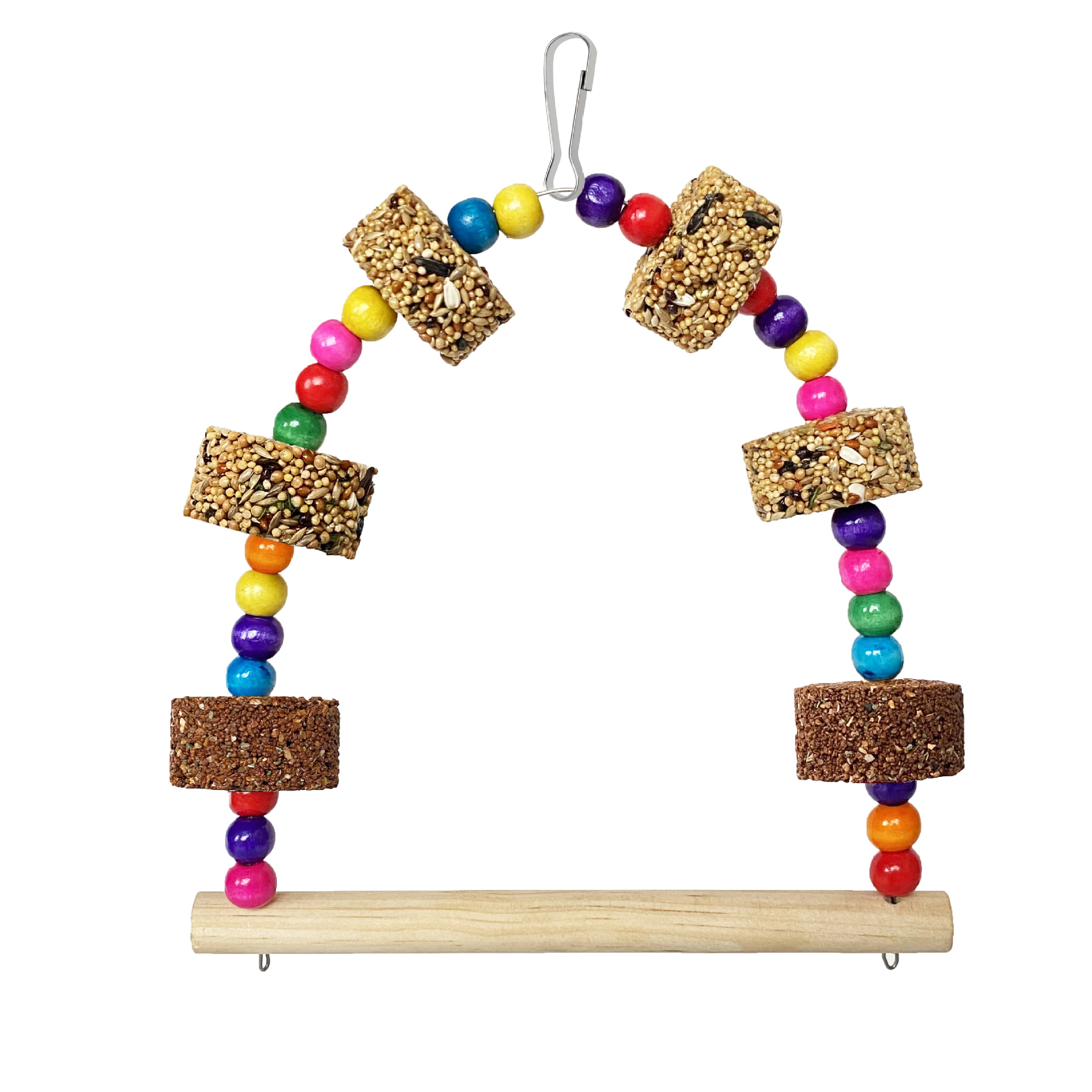 Parrot Snacks and Toys, Red Soil Grains, Fruits and Vegetables, Budgerigar and Lovebird Beak Grinding, Chewing, Interactive Training Wholesale