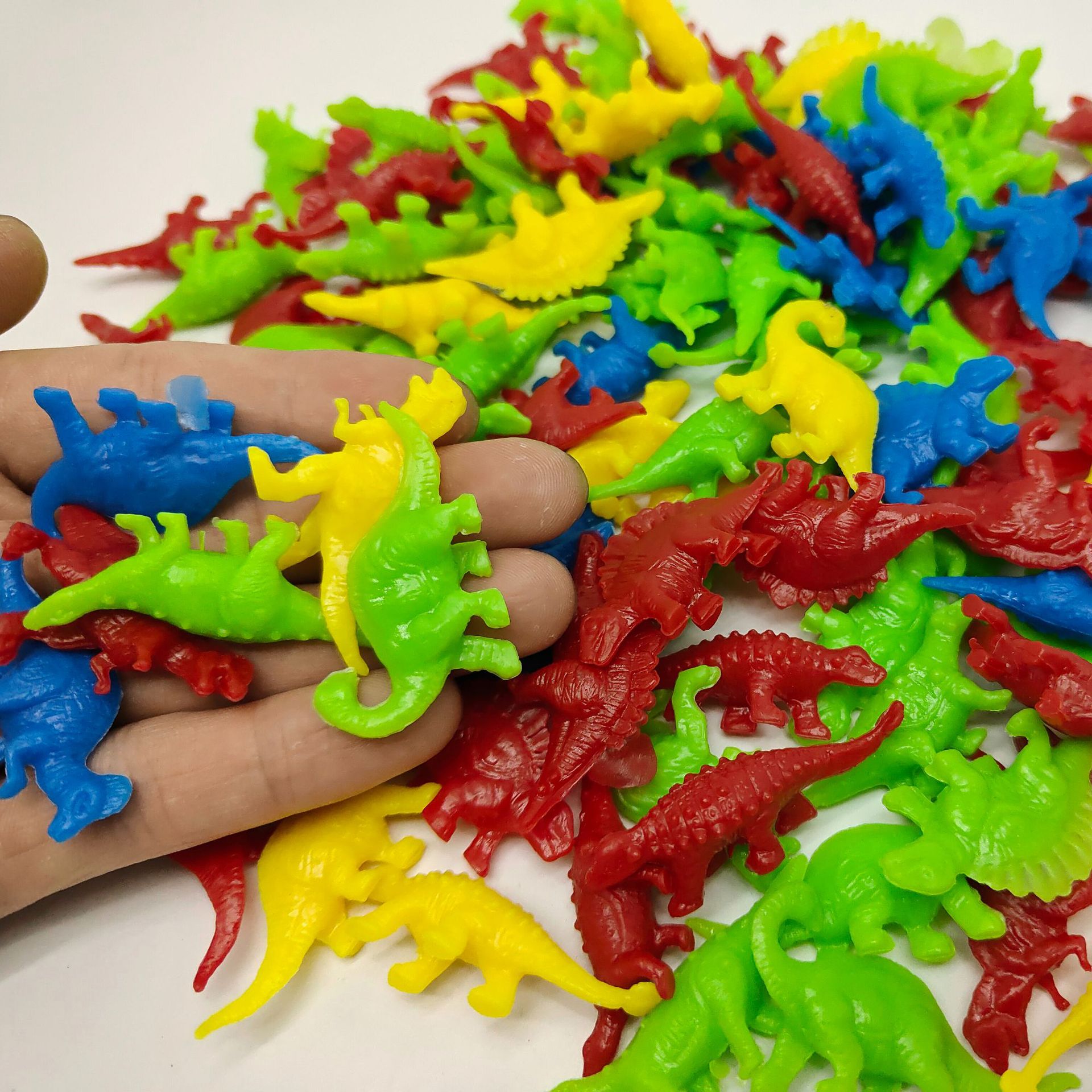 5см мини-динозавр гибкий клей маленького размера симуляция динозавра модель однотонная ПВХ экологически чистый материал археологические яйца аксессуары для вертушки