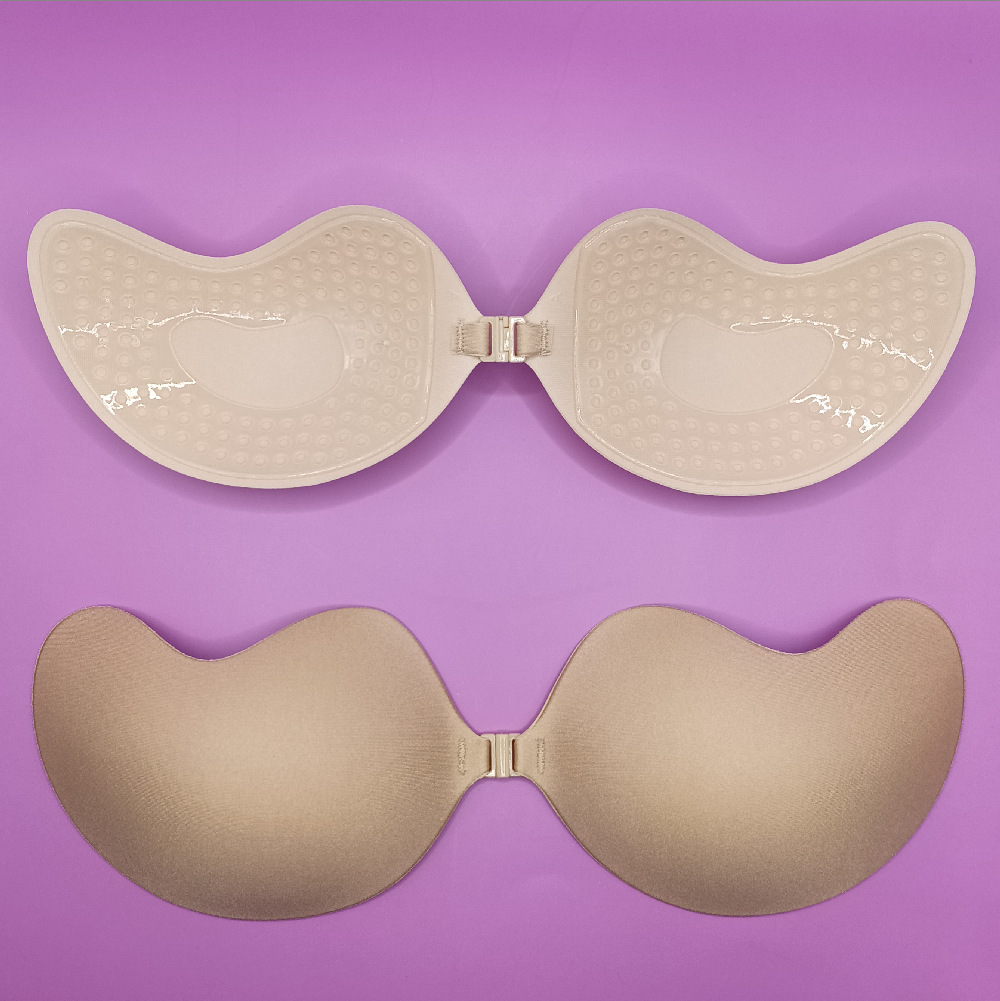 Silicone Chest Sticker Wholesale Breathable Glue Mango Cup Silicone Bra Invisible Chest Sticker Wedding Dress Special Gathered Underwear
