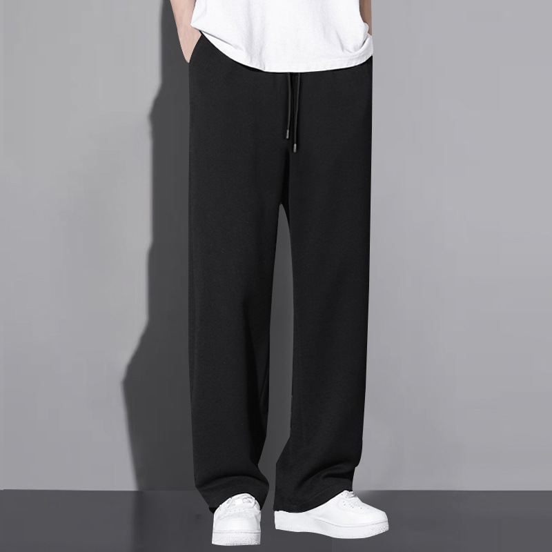 Z9010M-Z9010B plus fat long version of boys tall 190cm sports men's pants straight tube super long size pants