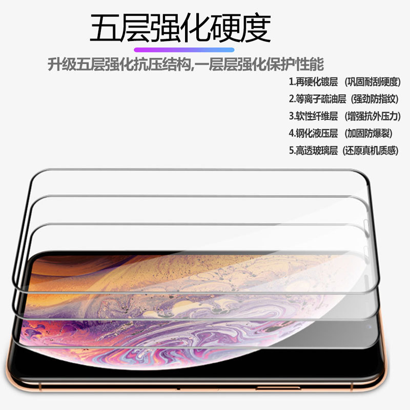 Suitable for Iphone17 Mobile Phone Film Apple 16 15 14/Iphone17 Series High Aluminum Screen Tempered Film