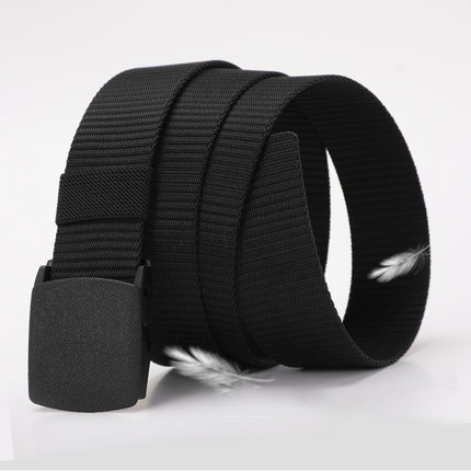 Трансграничный популярный плетеный тактический ремень из канваса, без металла, гипоаллергенный, дышащий, для студентов