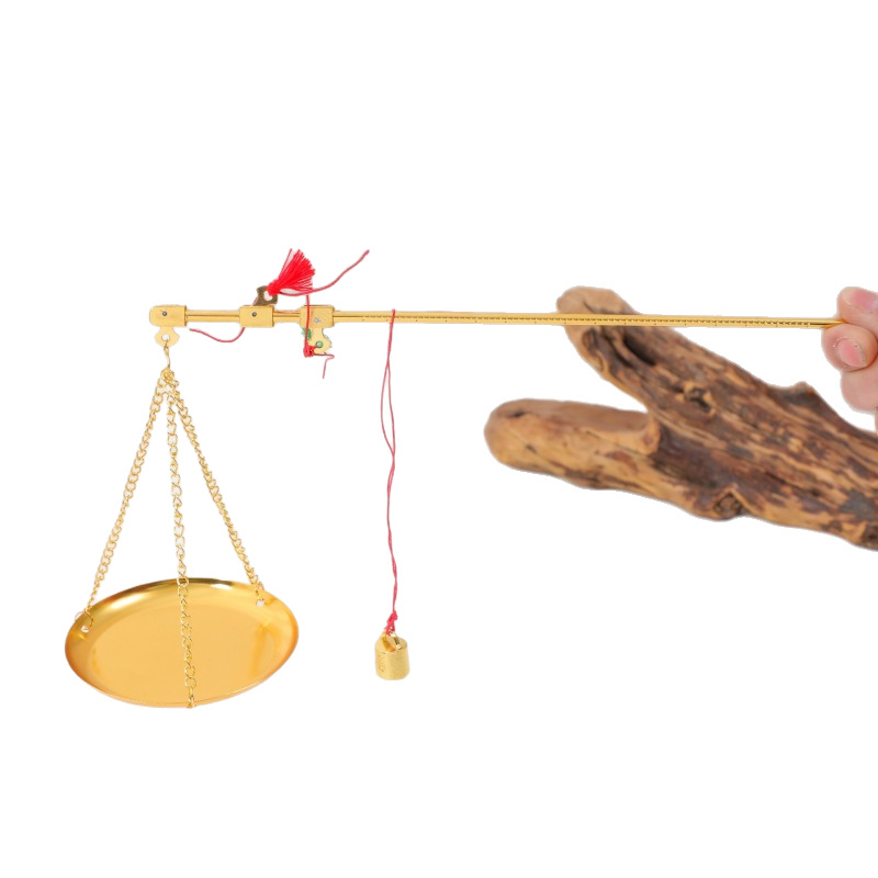 Satisfie Ruyi Grasp Zhou Props Copper Calling Commemorative Crafts Stalls, Moving, housewarming, Gifting Ornaments, Old-fashioned Traditional Chinese Medicine Calling