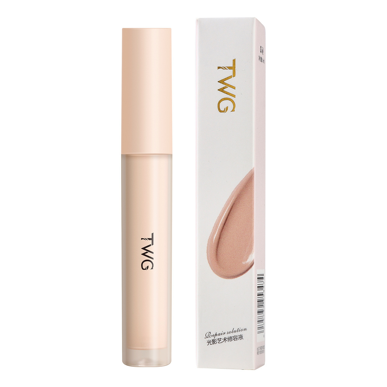 TWG Liquid High-gloss Cosmetic Fixation Stick Concealer Face Brightening Black Eye Circles Tear Groove Cosmetic Foundation Liquid