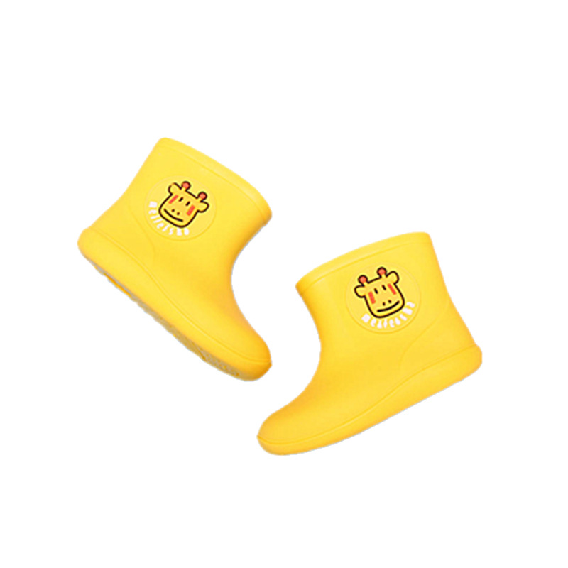 Children's Cartoon Rain Boots, Children's Water Shoes, Non-Slip Fashionable Rubber Shoes, Boys and Girls, Baby Waterproof Rain Boots, Winter Wholesale