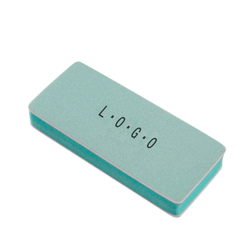 Factory spot nail art supplies tools double-sided green polishing block Wen play Jade beeswax jade mirror polishing Cotton