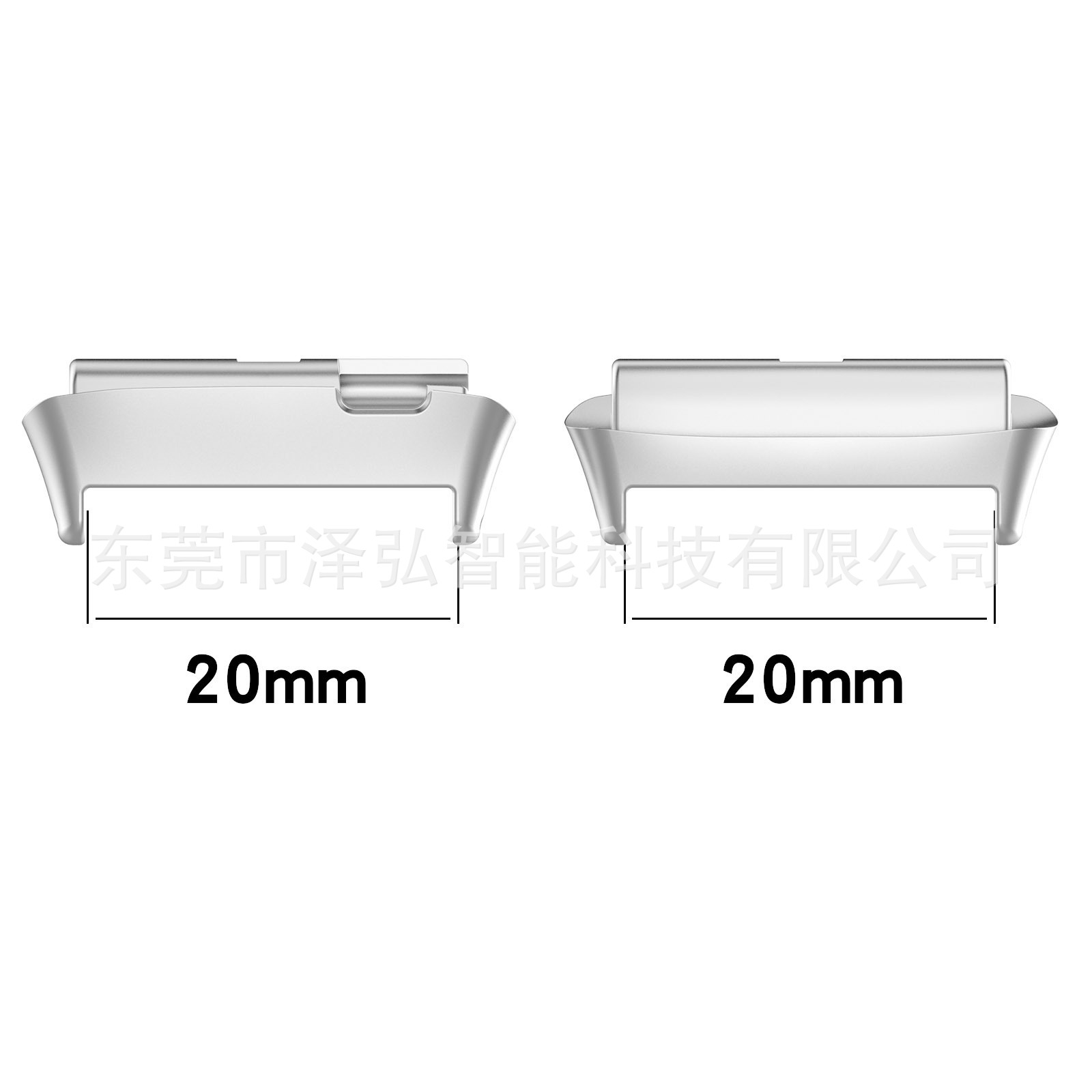 For Redmi watch3 Connector Red Rice Watch 3 Youth Edition Stainless Steel Head Grain 20mm Factory in stock