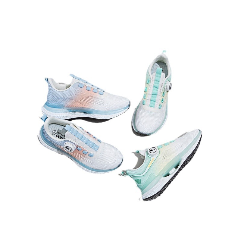 Huili Women's Shoes sneaker Women's 2024 New Summer Thick-soled Breathable Mesh Shoes Shock Absorbing Lightweight Running Shoes for Women