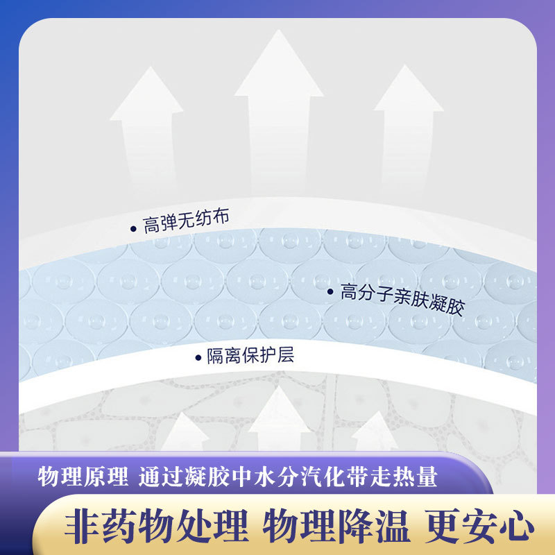 Cooling medical antipyretic paste wholesale to develop brand paste ome workers to add fever antipyretic paste for adults and children