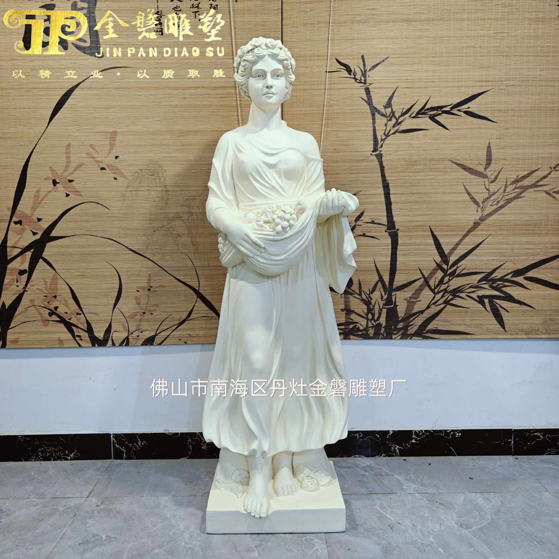 European-Style Western Goddess Sculpture Ornament for Square Courtyard Hotel Villa Landscape Beauty Angel Statue Ornament Landscape