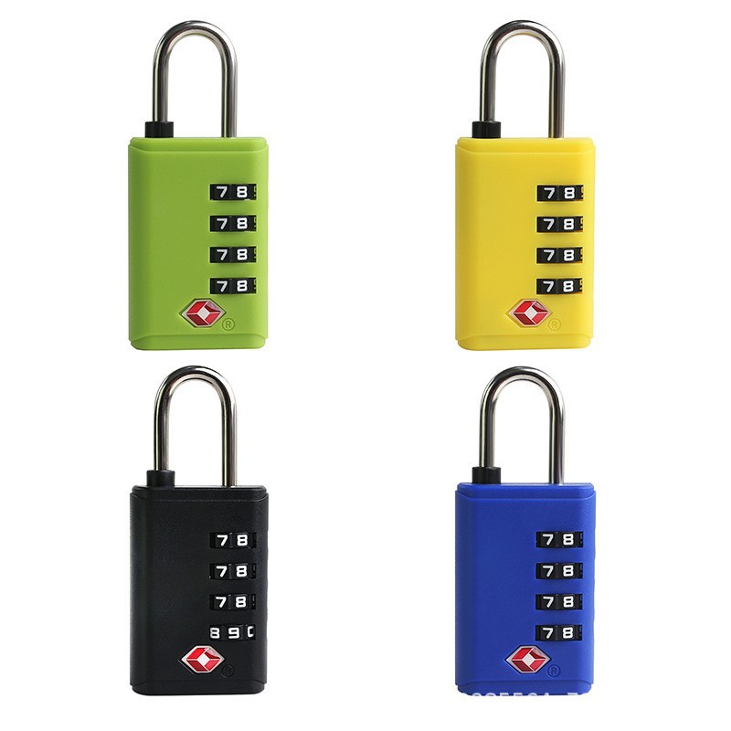 Многоцветный таможенный замок TSA комбинационный замок 4-значный безопасный замок для багажа комбинационный навесной замок для чемодана 07St