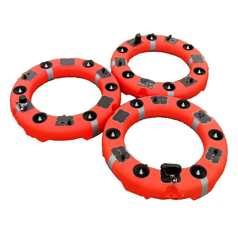 Emergency flood control one-button return remote control lifebuoy buoyancy ≥ 273N endurance ≥ 93min