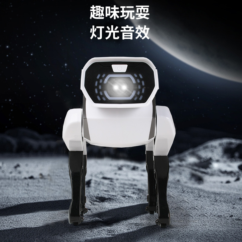 Popular Kidsren's Ai Artificial Robot Dog Intelligent Voice Bionic Remote Control Mechanical Dog Robot Toy Stall Wholesale