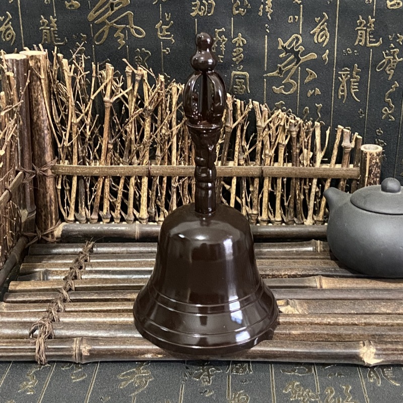 Factory direct supply pure copper thickened polished rattle rattle new paint hand rattle sound good square rattle wholesale