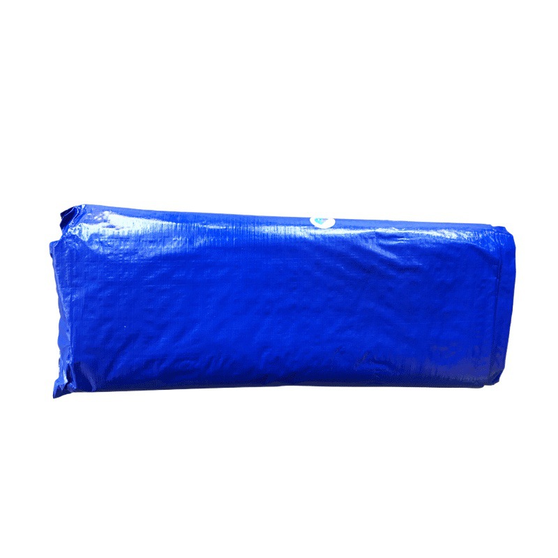 Tarpaulin Rainproof and Sunproof Pe Blue Silver Canvas Plastic Tent Cloth Custom-Made Haili Brand Anti-Aging Blue Silver Cloth Factory Wholesale