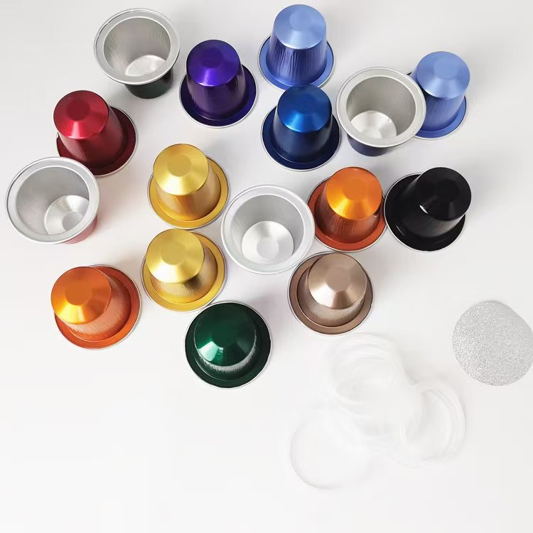 Nespresso Coffee Capsule Cup Espresso Liquid Container Packaging 15ml Disposable Coffee Capsule Shell