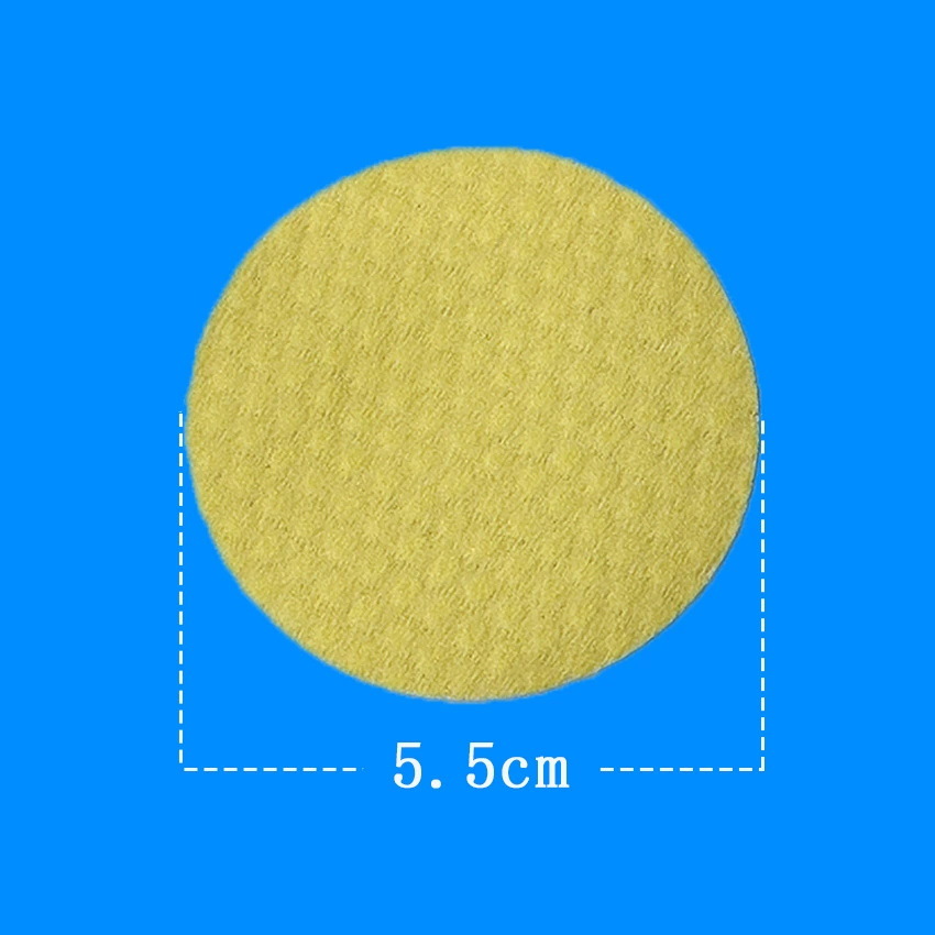 Factory direct yellow cotton pearl pattern thickened round salicylic acid cotton base cloth