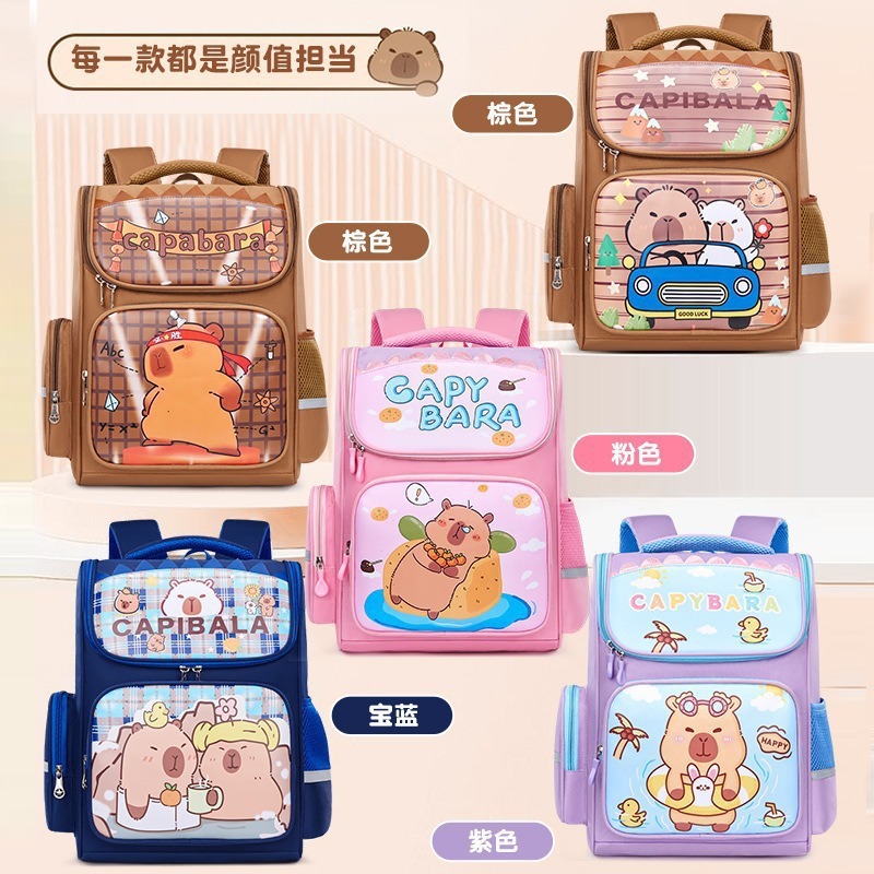 Новый рюкзак для начальной школы 2025 года, вместительный, дышащий, износостойкий, водонепроницаемый рюкзак для детей