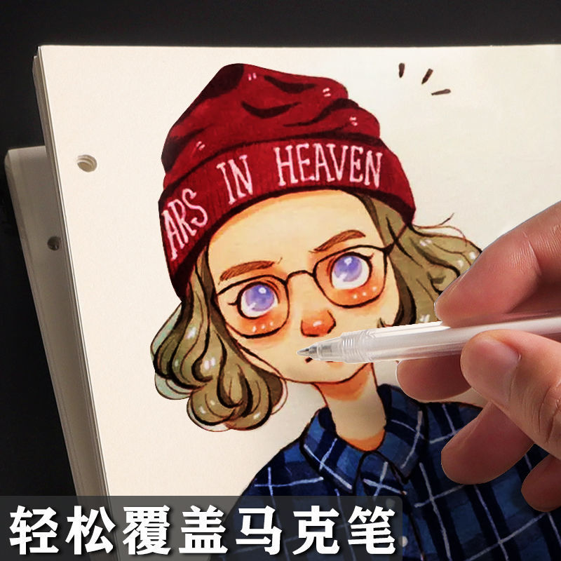 High-gloss pen painting brush art highlight white Pen Hook pen marker paint pen waterproof oily white marker pen