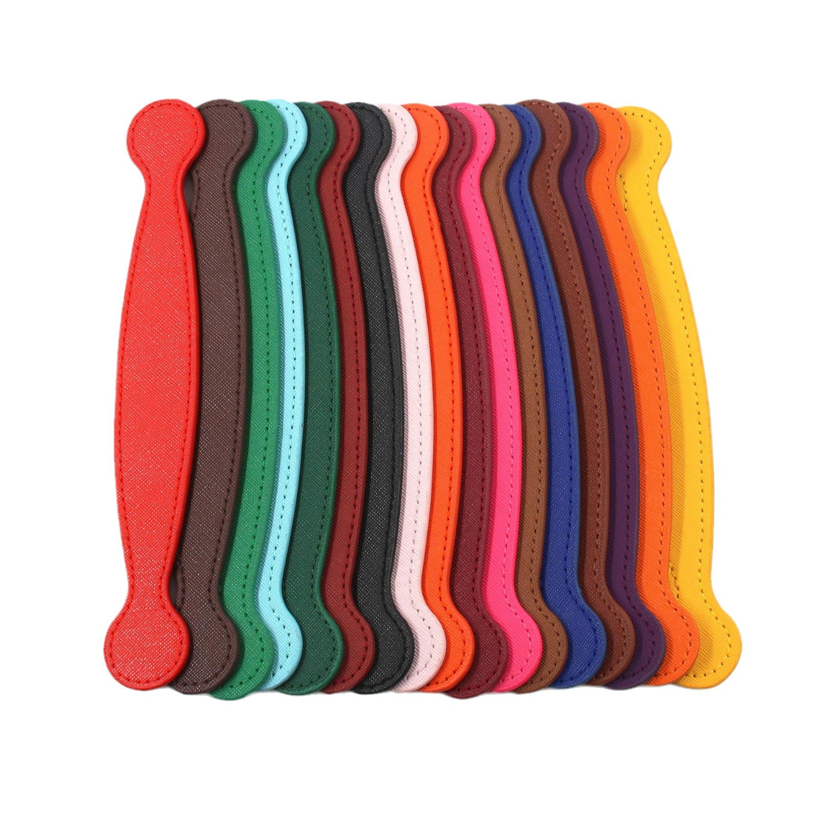 Manufacturer's Ready-made pu Handle Holiday Gift Box Leather Handle Moon Cake Box Packaging Box Leather Strip Handle Wholesale