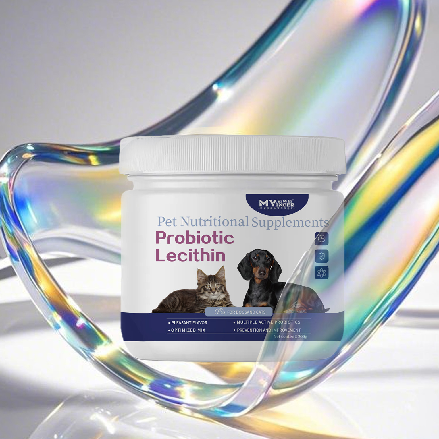 English Version of Pet Health Supplement Probiotic Soft Chews for Dogs and Cats, One-Stop Service from the Source Factory, Suitable for Dogs