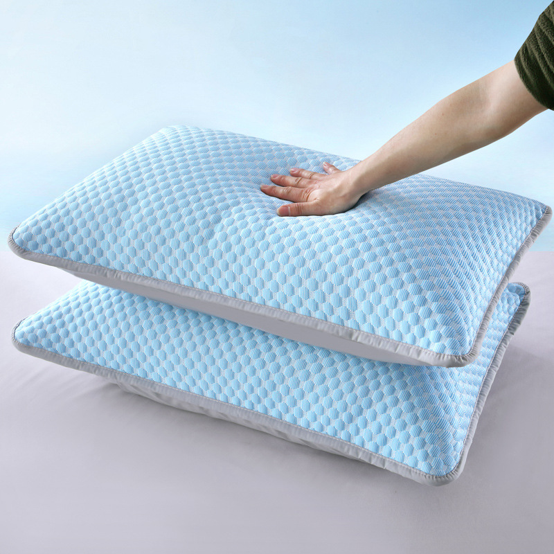 Ice Doudou Pillowcase Single Cool Doudou Ice Silk Pillowcase Pair Adult Pillowcase Machine Washable Summer Pillow Mat