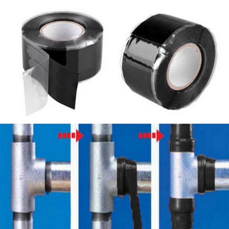 2.5см*3м электрик высоконапорная самоклеящаяся лента для ремонта садового водопровода самоплавящаяся силиконовая лента
