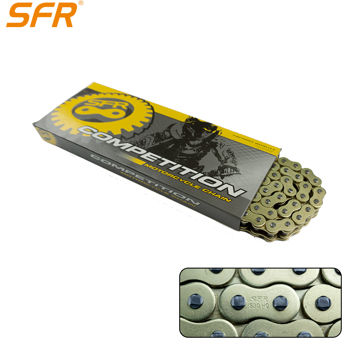 Agent Ordering 428/520/525/530 Shunfeng Sfr Motorcycle Electric Scooter Chain Transmission Drive Wear-Resistant