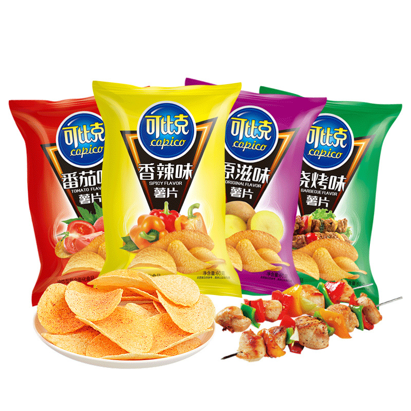 Daliyuan Cobic Potato Chips 55g Leisure Puffed Snack Food Wholesale Postage