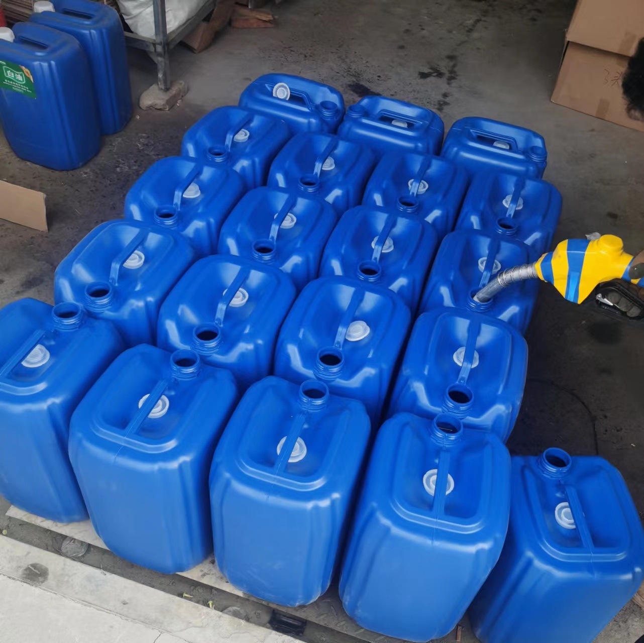 Factory Direct Sales Vegetable Oil Safe Fuel Oil White Oil 25L Small Blue Barrel One Piece Logistics Free Shipping Spot Direct Delivery