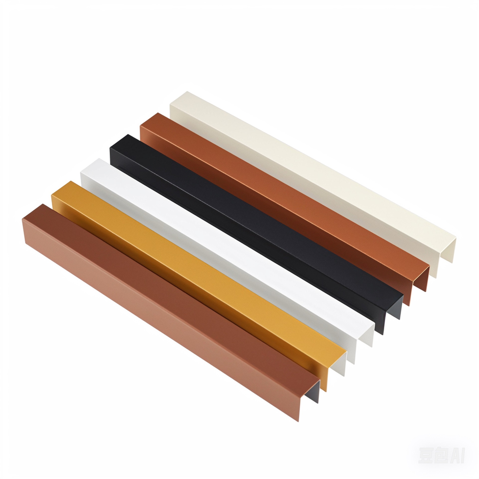 Aluminum square ceiling U-shaped wood grain square grid ceiling decoration school decoration project source factory