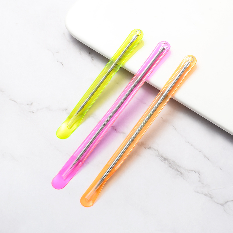 8cm Facial Short Needle, Short Acne Needle, Double-Ended Acne Squeezing Needle, Spot Beauty Blackhead Needle, Beauty Tool Manufacturer