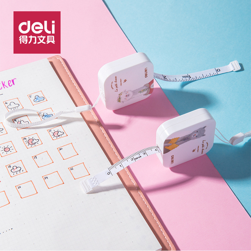 Рулетка Deli 79651, 1.5 м * 7 мм, портативная мини-рулетка, оптовая продажа