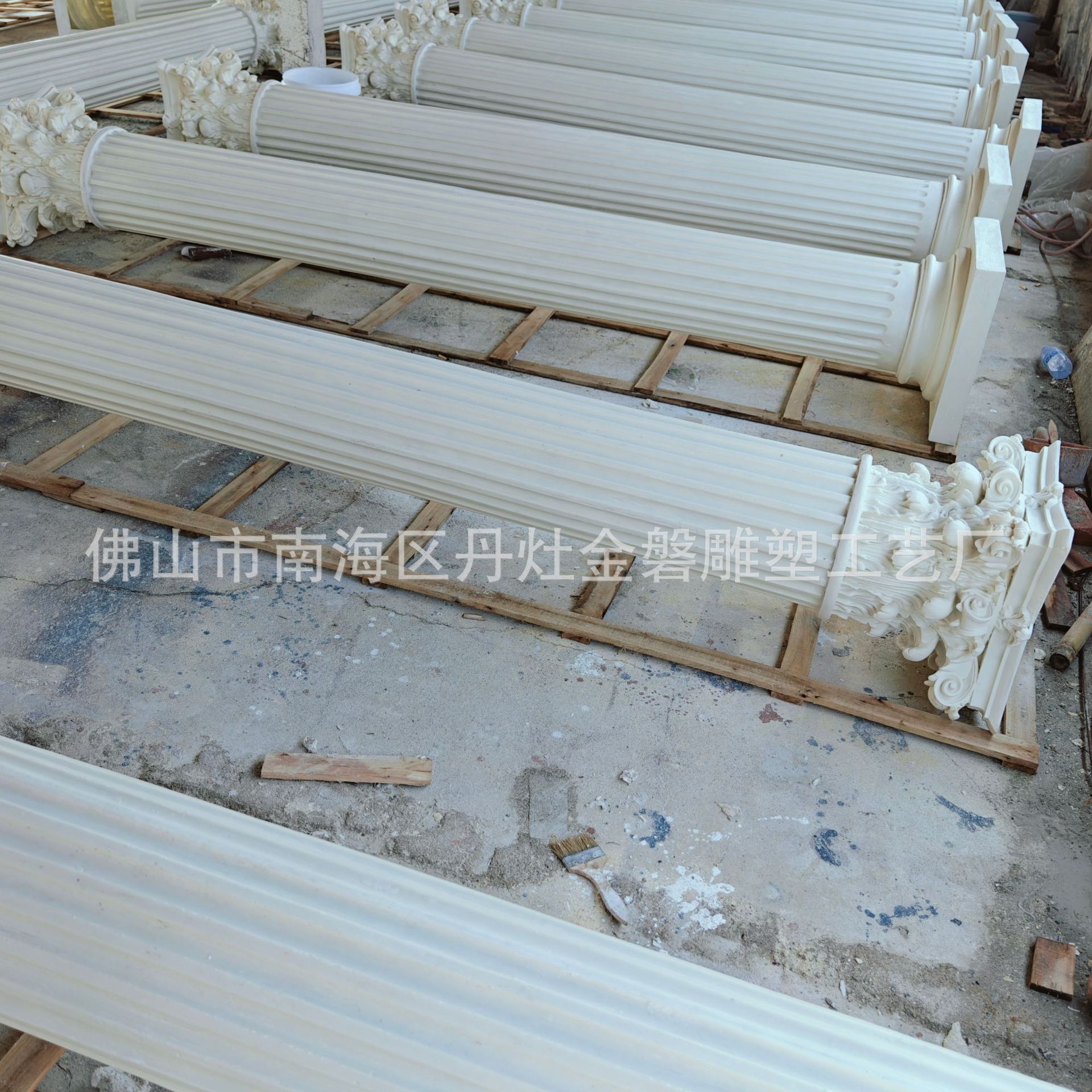 Scandinavian American Roman Column House Outdoor Cement Line Decoration Export Export Landscape Decoration New Style