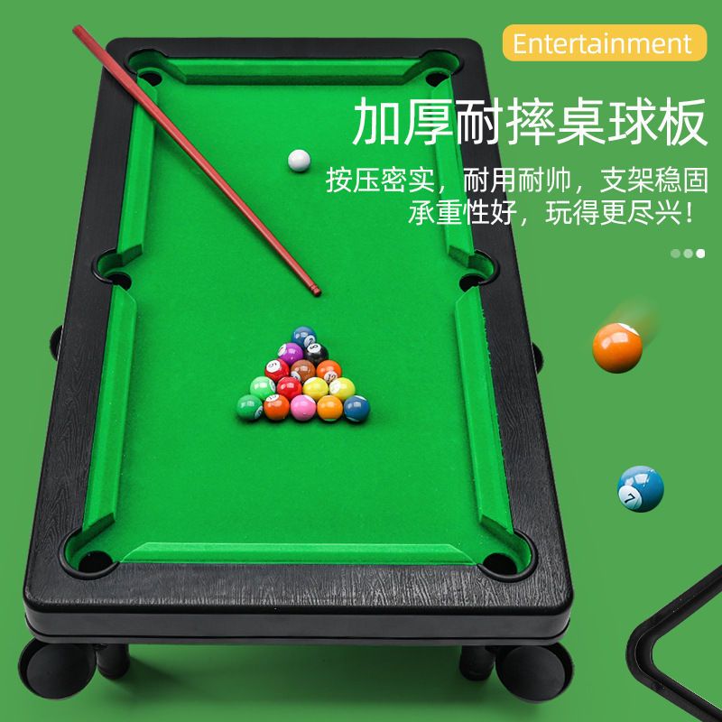 Mini Billiard Table Toy Children's Small Billiard Parent-Child Interactive Indoor Boys and Girls Educational Tabletop Game