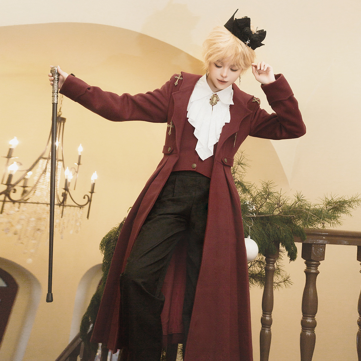 Bear Doujiang Original Dracula Legend Lolita Women's Lolita Jacket Shirt Pants Daily Suit 7177