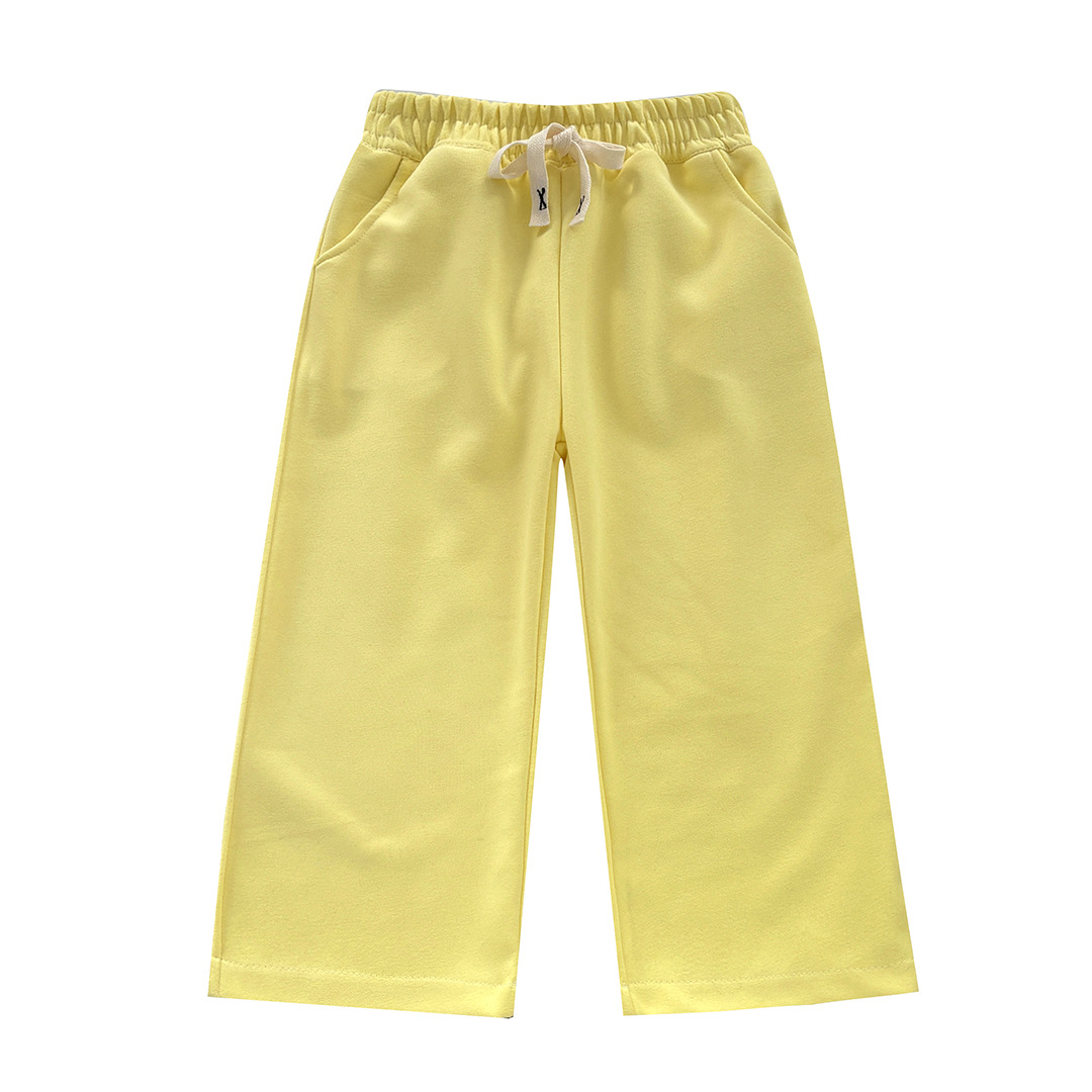 Spring and Autumn New Girls' Wide Leg Pants Straight Leg Pants Children's Sports Pants Korean Style Western Style Loose All-match Pants