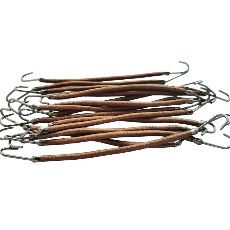 Latin Dance Hair Special Rubber Band Double-Ended Hook Professional Style Ballroom Dance Competition Combing Elastic Band Hook Hair