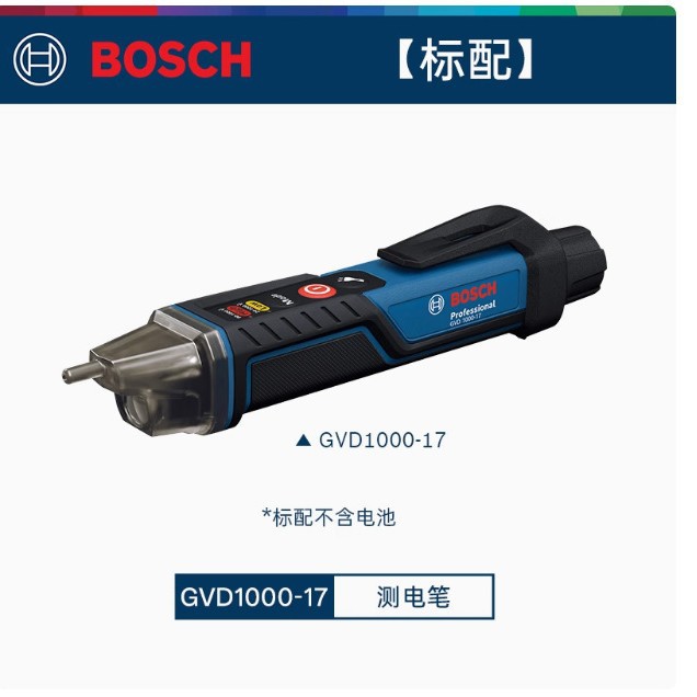 Bosch Electric Test Pen Gvd1000-17 Non-Contact Voltage Tester Smart Voltage Tester for Electricians