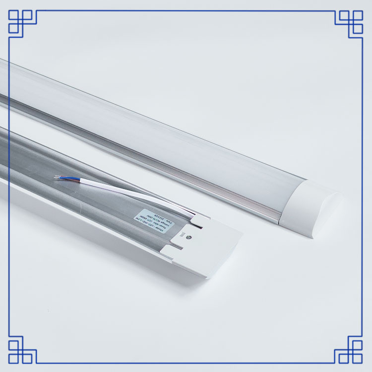 Manufacturer Wholesale Led Purification Lamp High Brightness Wide Voltage 40W Curved Integrated Bracket Lamp Three-Proof Lamp Strip Lighting