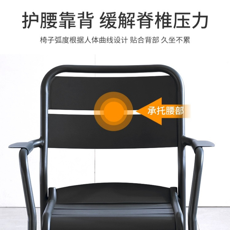 Outdoor table and chair all aluminum garden outdoor leisure balcony coffee shop table and chair waterproof sunscreen aluminum alloy table and chair