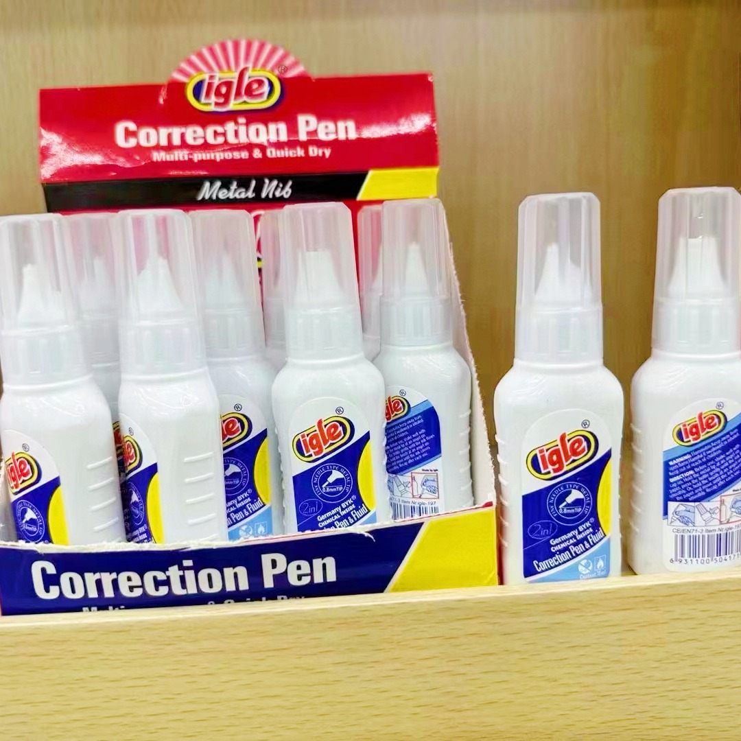 Разнообразные модели корректирующей жидкости Igle, быстро сохнущая, большая емкость